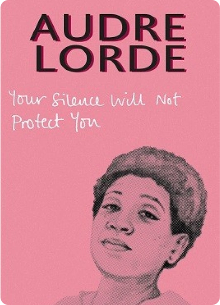 Your Silence Will Not Protect You by Audre Lorde 